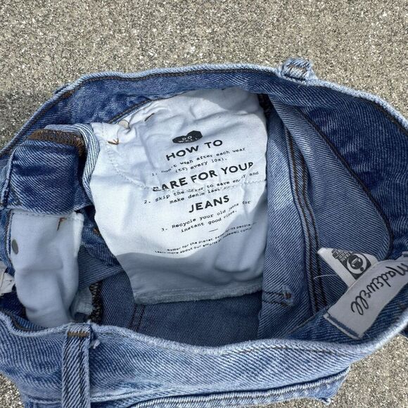 Madewell The Perfect Jean Short Womens 24 (25x2.5) Denim Blue Cut Off Festival - Picture 8 of 9